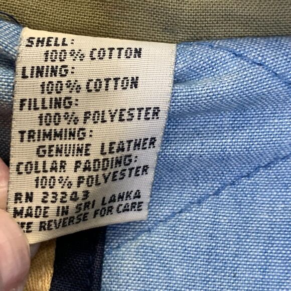 Mens Forenza Barn Coat Chore Work Hooded‎ Leather Trim Quilted Interior Medium - Picture 8 of 13